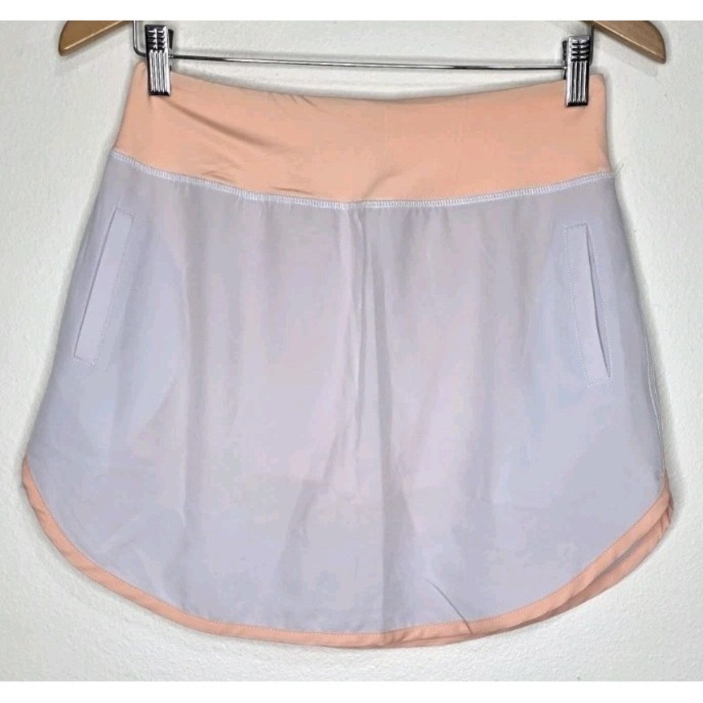 New Simply Southern Skort Gray Coral Beach Boat Outdoor Swim Quick Dry Sz M